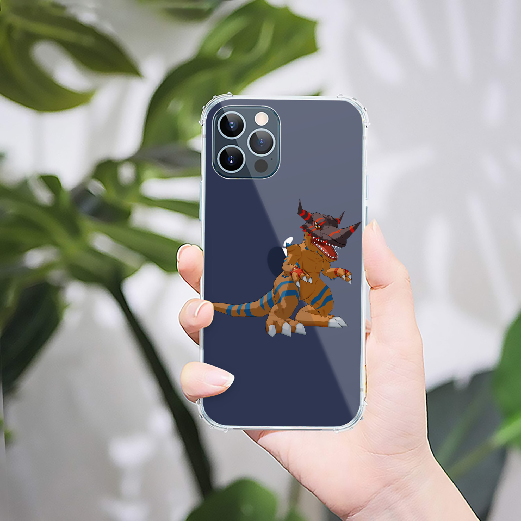 （画像用） Digimon デジタルモンスター/デジモン 【iPhone 12シリーズ対応】透明スマホケース（クリアソフトケース）